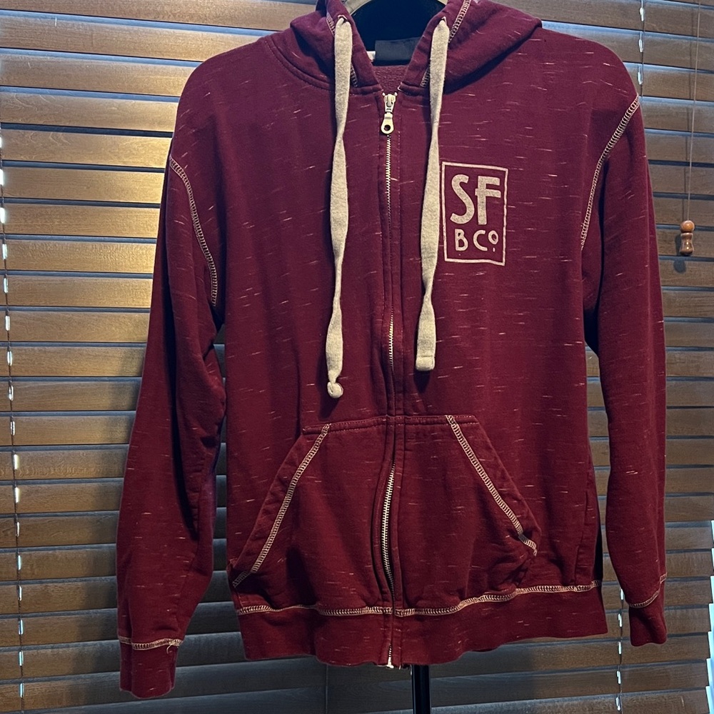 Men's Maroon Hoodie Sweater